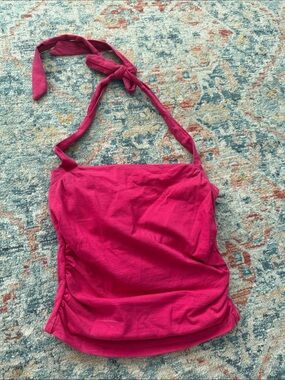 Fuchsia Halter Tank Top